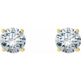 14K Yellow 1/2 CTW Natural Diamond Cocktail-Style Earrings